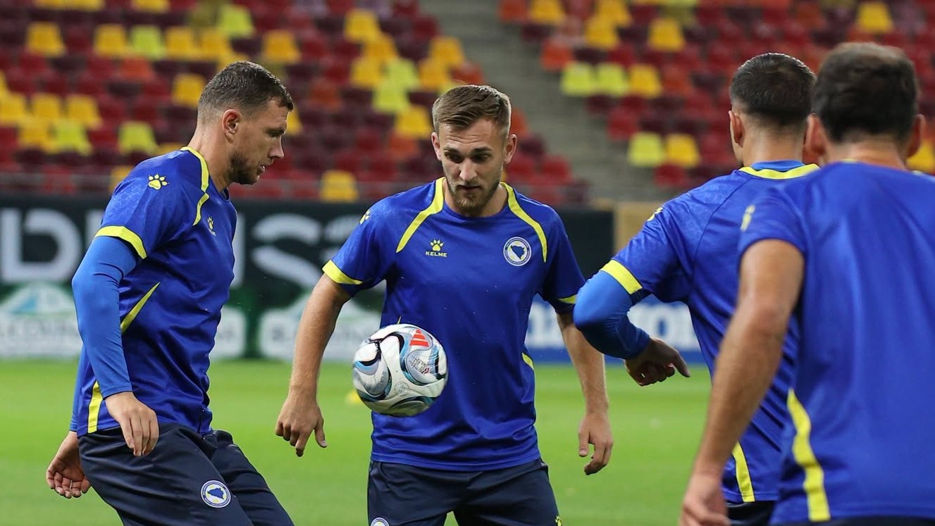 Zmajevi odradili posljednji trening pred Rumuniju, Džeko ponovo na terenu!